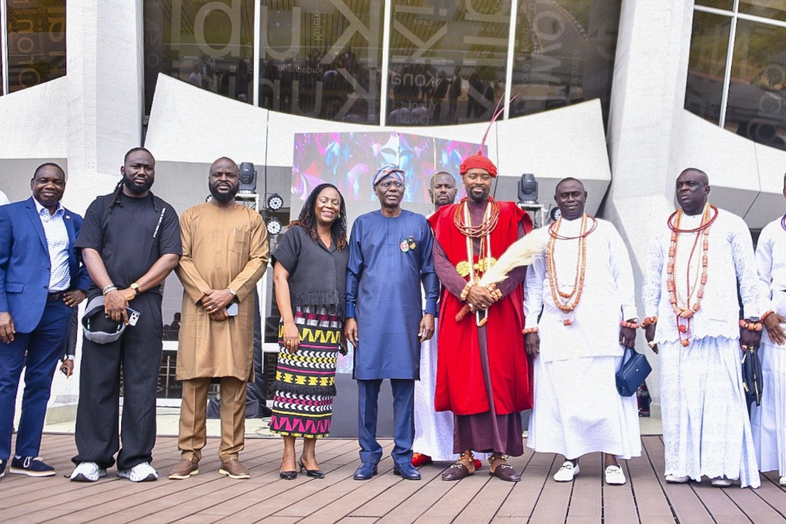 Sanwo-Olu, Ogiame Atuwatse III Grace Lens for Good Storytellers’ Conference at National Theatre-1