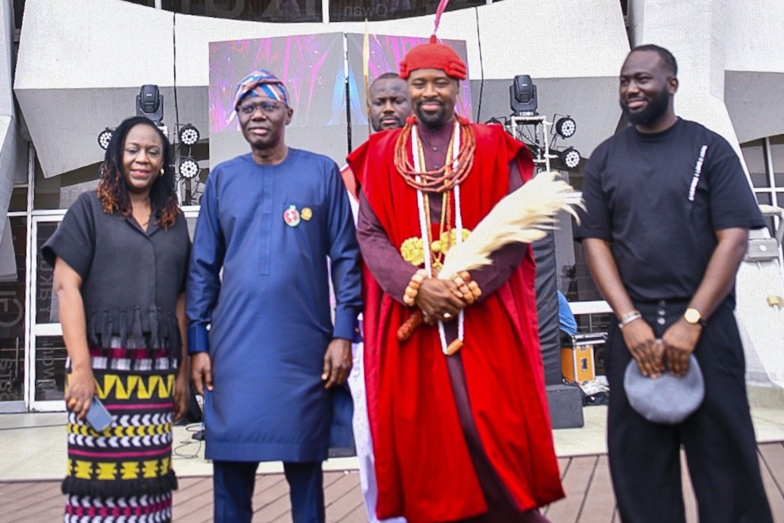 Sanwo-Olu, Ogiame Atuwatse III Grace Lens for Good Storytellers’ Conference at National Theatre-5