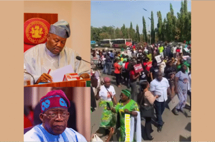 Protest Against Electronic Transmission of Election Results.