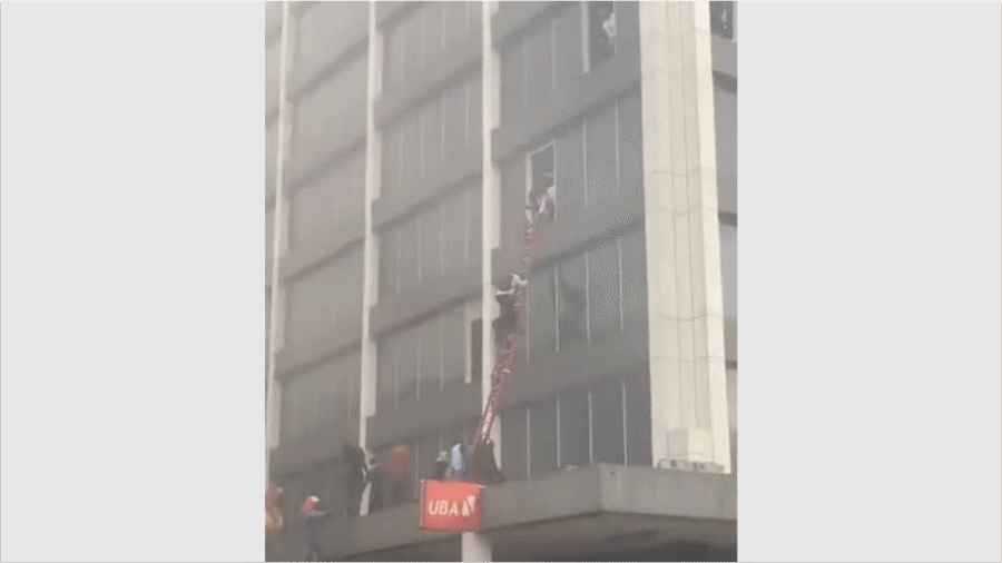 Fire Erupts at UBA Headquarters in Lagos