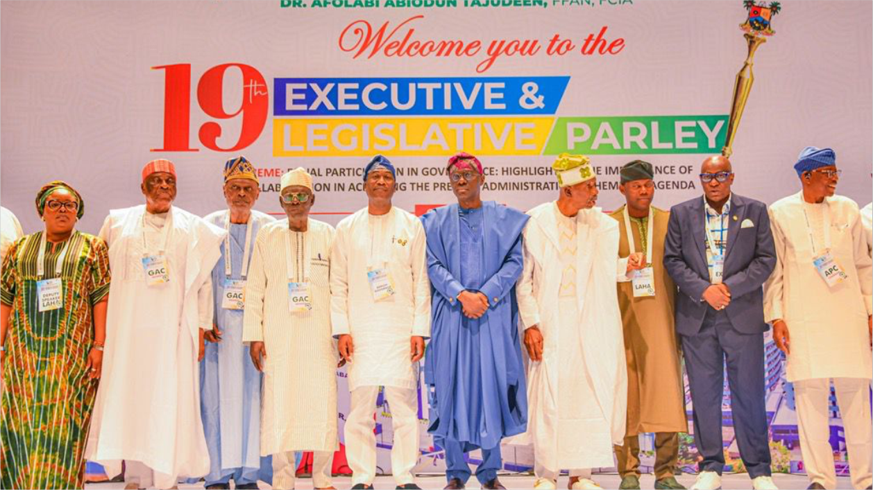 GOV. SANWO-OLU ATTENDS 19TH EXECUTIVE AND LEGISLATIVE PARLEY AT EKO HOTELS AND SUITES, VICTORIA ISLAND ON WEDNESDAY, APRIL 22, 2026 4