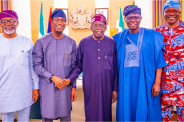 PRESIDENT TINUBU MEETS GOV. SANWO-OLU, DR. HAMZAT, GAC 2