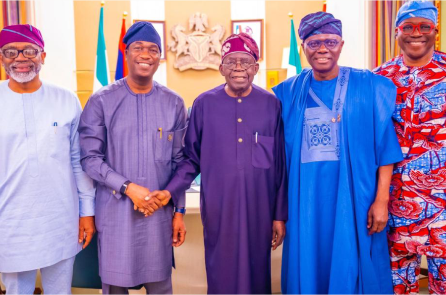 PRESIDENT TINUBU MEETS GOV. SANWO-OLU, DR. HAMZAT, GAC 2
