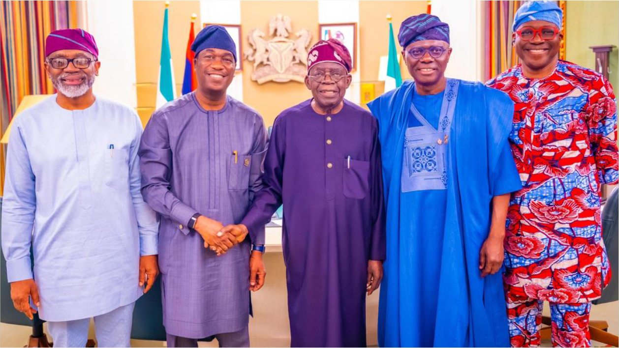PRESIDENT TINUBU MEETS GOV. SANWO-OLU, DR. HAMZAT, GAC 2