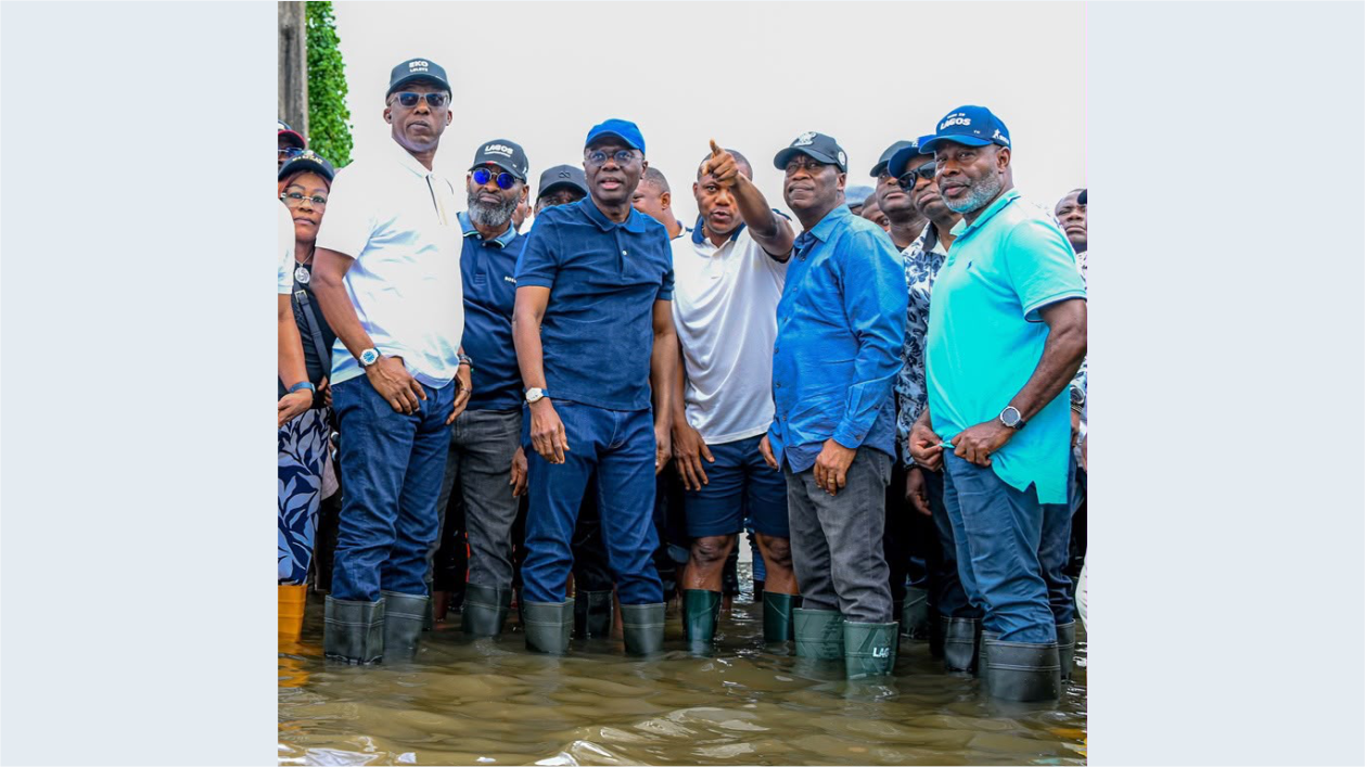 GOV. SANWO-OLU INSPECTION VISIT TO FLOOD AFFECTED AREAS IN LAGOS, ON WEDNESDAY, JULY 15TH, 2026 Img 3