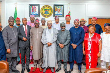GOV. SANWO-OLU RECEIVES IN COURTESY CALL BOARD, MANAGEMENT OF SOUTH WEST DEVELOPMENT COMMISSION, SWDC AT LAGOS HOUSE, IKEJA, ON THURSDAY JULY 2, 2026 Img 5