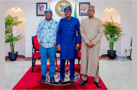 Gov. Sanwo-Olu Receives Minister of Works, Engr. Umahi Alongside House of Reps Committee on Works at Lagos House, Marina on Monday Evening, July 6th, 2026 Img 1