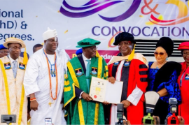 GOV. SANWO-OLU, HIS DEPUTY, DR. HAMZAT, OONI OF IFE, OTHERS ATTEND LASU’s 29TH & 30TH CONVOCATION CEREMONY HELD AT THE BUBA MARWA AUDITORIUM, MAIN CAMPUS, OJO, ON WEDNESDAY, AUGUST 19, 2026 Img 1