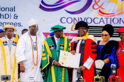 GOV. SANWO-OLU, HIS DEPUTY, DR. HAMZAT, OONI OF IFE, OTHERS ATTEND LASU’s 29TH & 30TH CONVOCATION CEREMONY HELD AT THE BUBA MARWA AUDITORIUM, MAIN CAMPUS, OJO, ON WEDNESDAY, AUGUST 19, 2026 Img 1