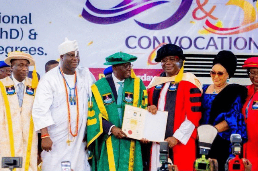 GOV. SANWO-OLU, HIS DEPUTY, DR. HAMZAT, OONI OF IFE, OTHERS ATTEND LASU’s 29TH & 30TH CONVOCATION CEREMONY HELD AT THE BUBA MARWA AUDITORIUM, MAIN CAMPUS, OJO, ON WEDNESDAY, AUGUST 19, 2026 Img 1