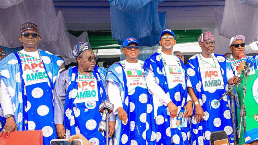 GOVERNOR SANWO-OLU JOINS OTHER APC GOVERNORS AT MEGA RALLY AHEAD OF OSUN GOVERNORSHIP ELECTION, ON THURSDAY, AUGUST 13, 2026 Img 2
