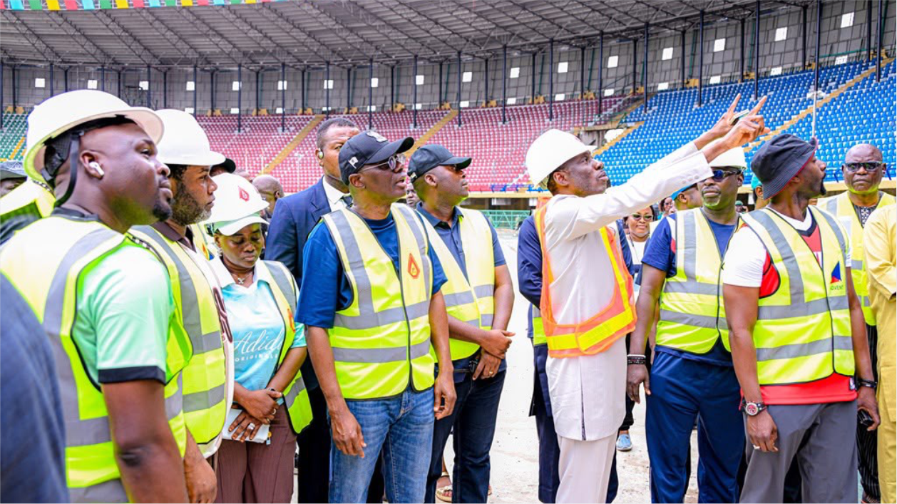 Gov. Sanwo-Olu Inspects Ongoing Renovation of Sporting Facilities Ahead of Maiden National Intermediate Games (NIG) “Lagos 2026” at Teslim Balogun Stadium, Surulere Img 1