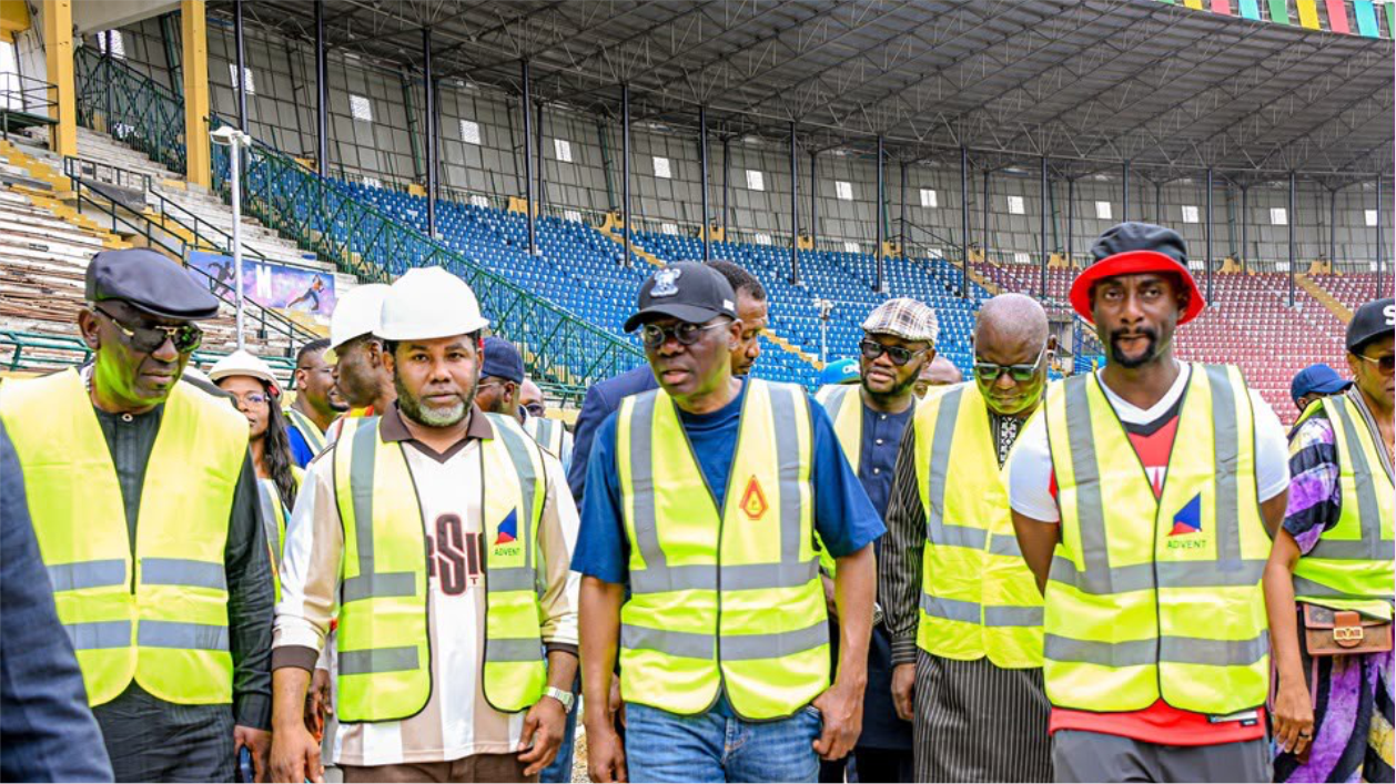 Gov. Sanwo-Olu Inspects Ongoing Renovation of Sporting Facilities Ahead of Maiden National Intermediate Games (NIG) “Lagos 2026” at Teslim Balogun Stadium, Surulere Img 3