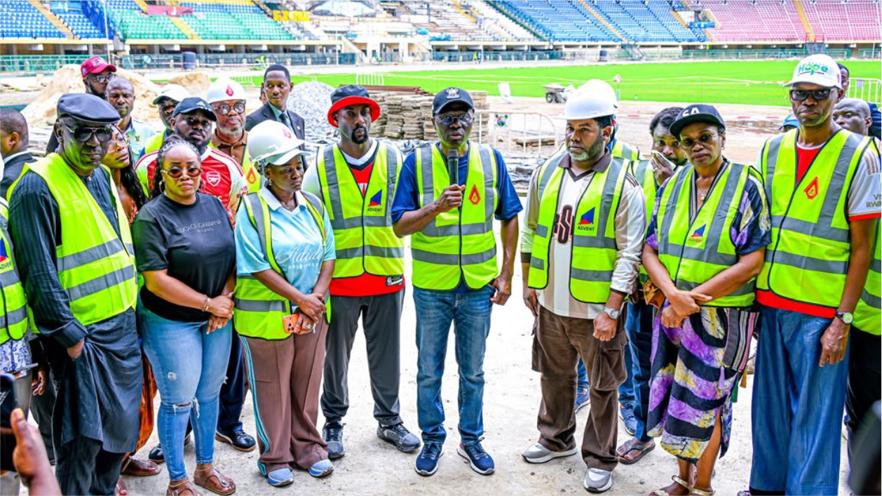 Gov. Sanwo-Olu Inspects Ongoing Renovation of Sporting Facilities Ahead of Maiden National Intermediate Games (NIG) “Lagos 2026” at Teslim Balogun Stadium, Surulere Img 6