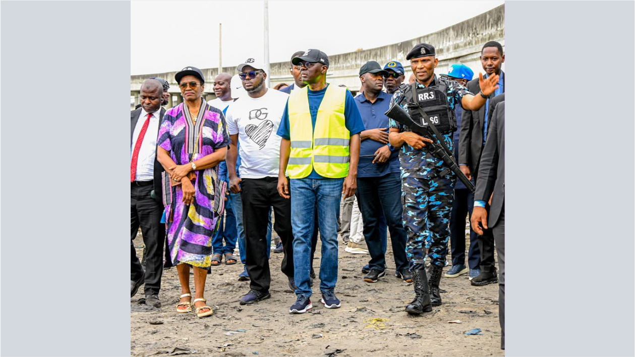 Gov. Sanwo-Olu Inspects Vandalised Festac–Alakija Bridge on Saturday, August 8, 2026 Img 3