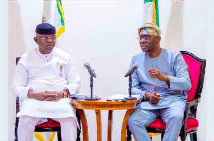 Gov. Sanwo-Olu Receives In Audience Minister Of Water Resources And Sanitation, Prof. Joseph Utsev At Lagos House, Marina, On Thursday, August 6, 2026 Image 4