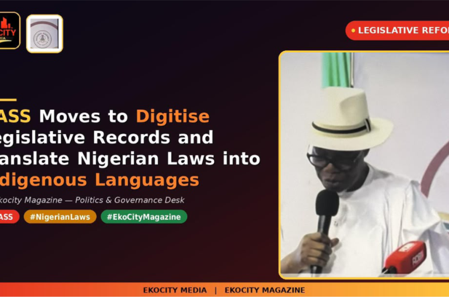 NASS Moves to Digitise Legislative Records and Translate Nigerian Laws into Indigenous Languages