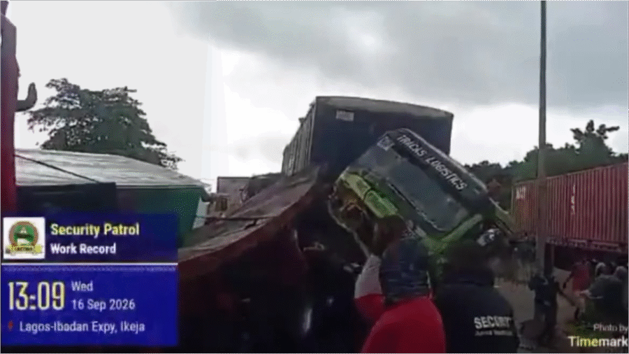 Several Trucks, Cars Involved in Accident on Lagos’ Otedola Bridge