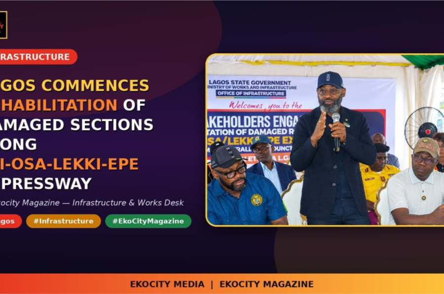 LAGOS COMMENCES REHABILITATION OF DAMAGED SECTIONS ALONG ETI-OSA-LEKKI-EPE EXPRESSWAY